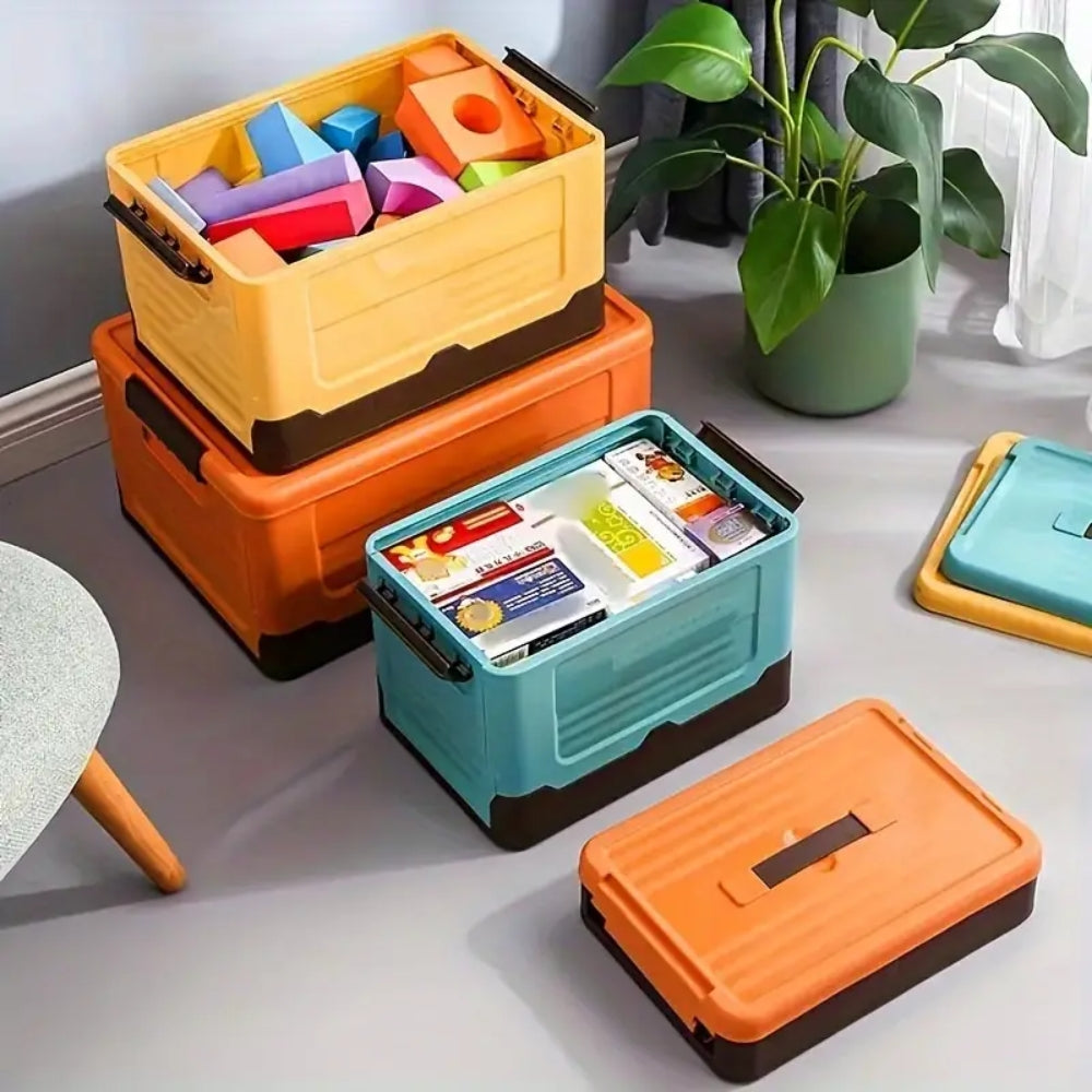 1pc Foldable Storage Box Wardrobe Storage Box
