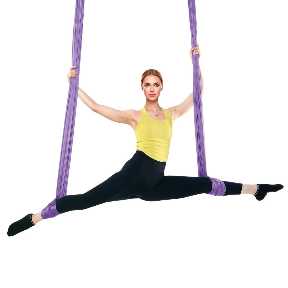 Aerial Yoga Hammock & Swing 4.4 Yards Yoga Starter Kit Nylon Fabric