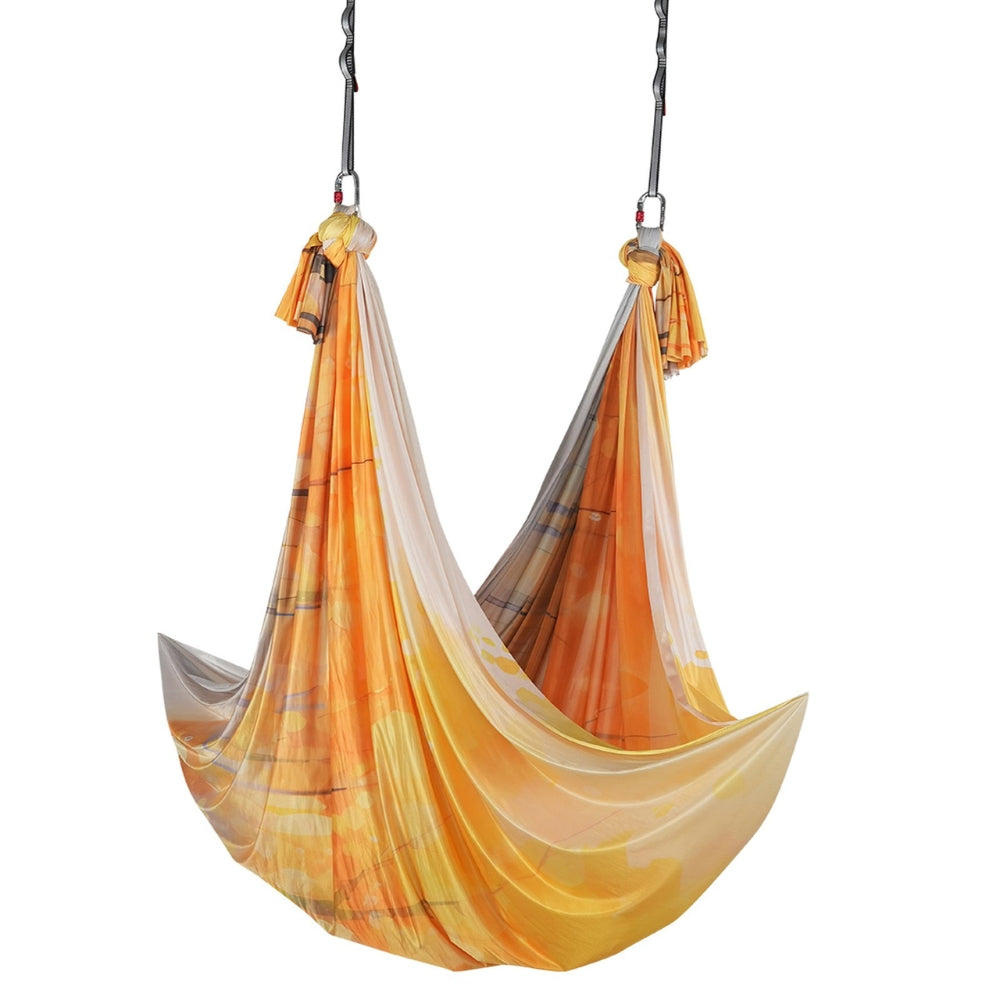 5.5 Yards Aerial Yoga Hammock & Swing Nylon Fabric Full Rigging Hardware