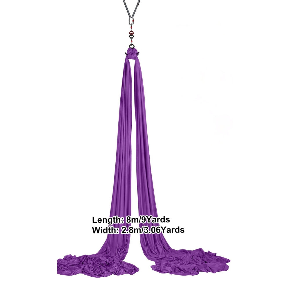 8.7 and 11 Yards Aerial Yoga Hammock & Swing Yoga Starter Kit