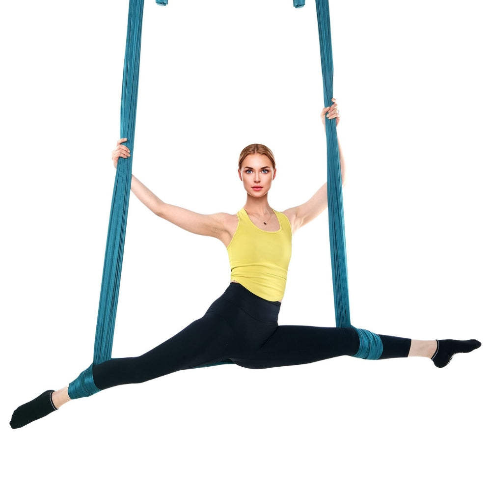 8.7 and 11 Yards Aerial Yoga Hammock & Swing Yoga Starter Kit