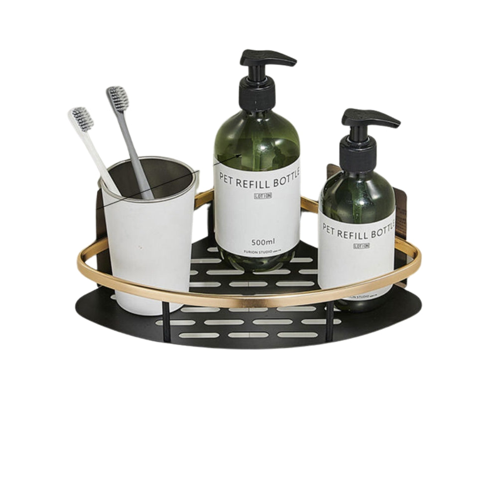 Non perforated Bathroom Shelf Floating Shelf for Wall Shelves Shower Bathroom Corner Shelf