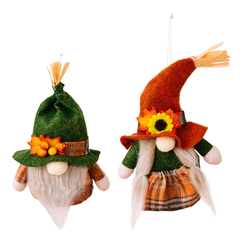 Fall Gnome Pumpkin Maple Sunflower Harvest Autumn Elf Dwarf Plush Faceless Dolls Ornaments