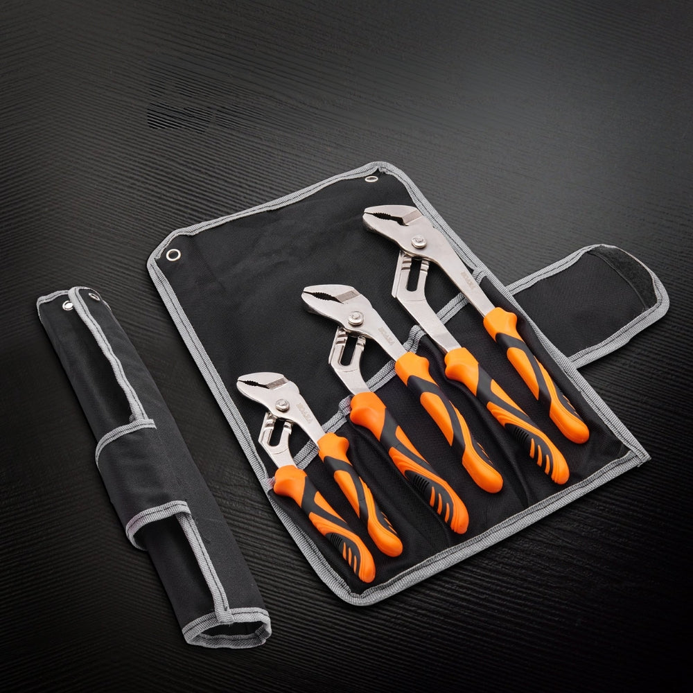 Groove Joint Pliers Set 3 Piece High Carbon Steel Water Pump Pliers