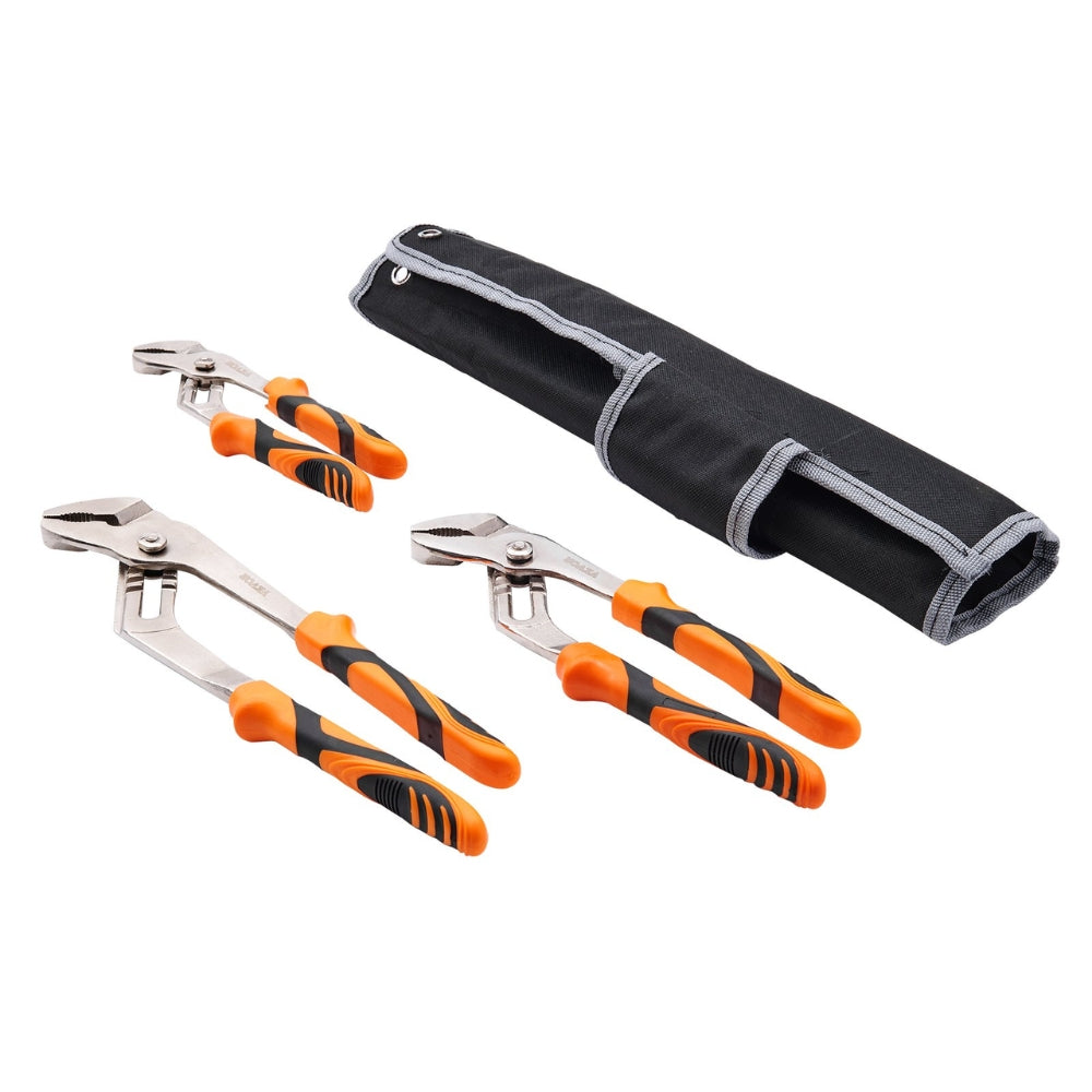 Groove Joint Pliers Set 3 Piece High Carbon Steel Water Pump Pliers