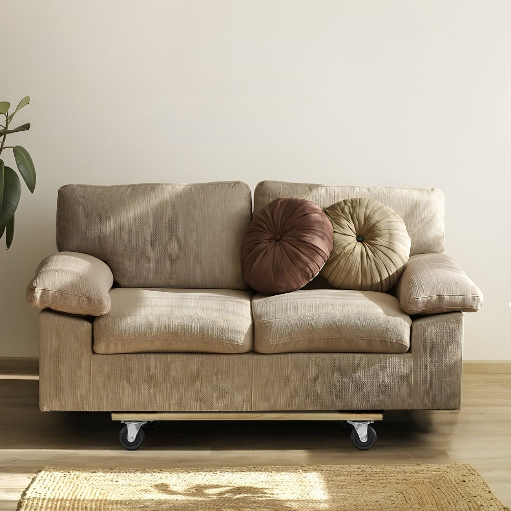 Furniture Moving Pallet Trolley Industrial Machinery Mover with PP Swivel Casters for Transporting Cargo Fridge