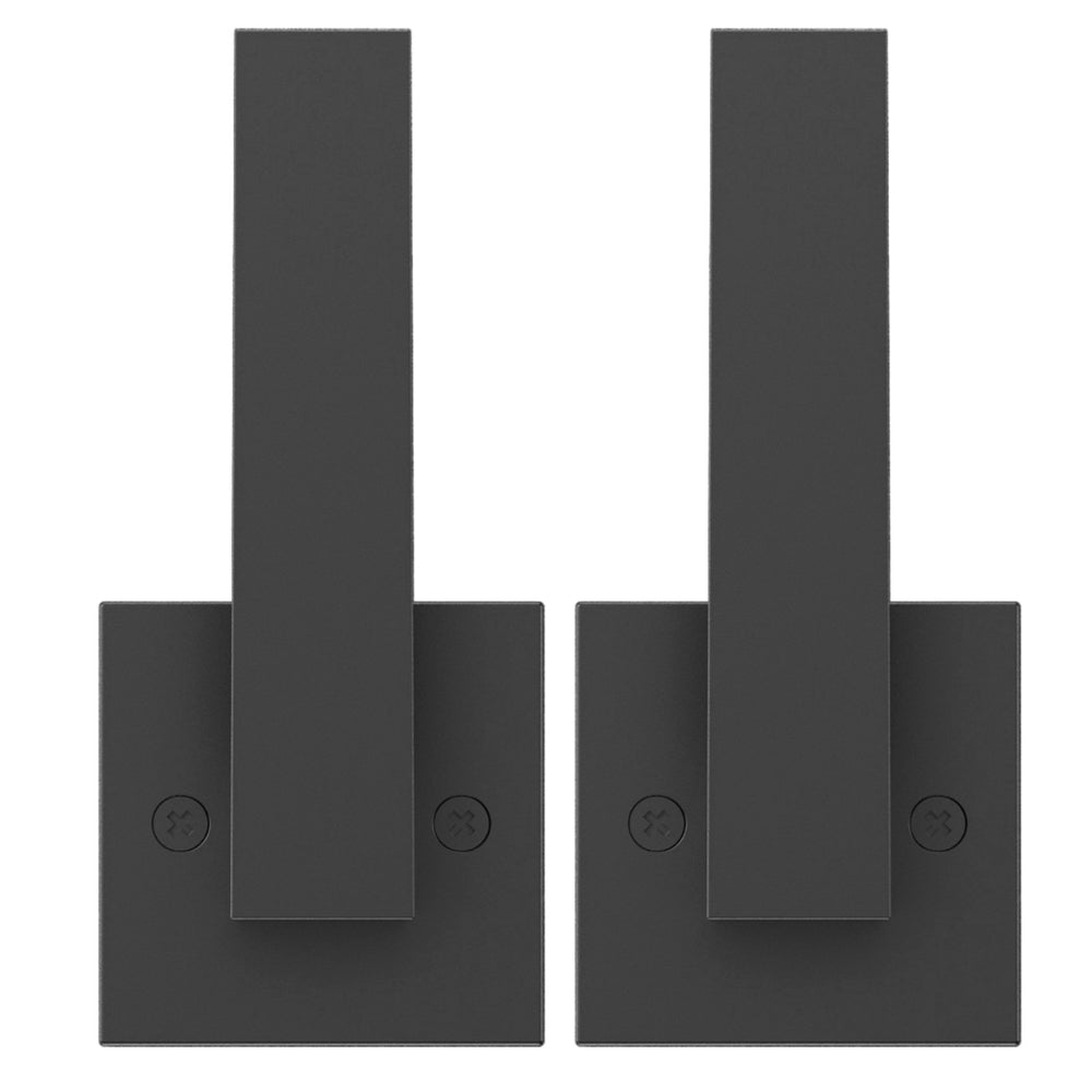 Dummy Door Lever 2 PCS Non Turning Single Side Push Pull Handle Contemporary Square Door Lever Set Reversible Sided