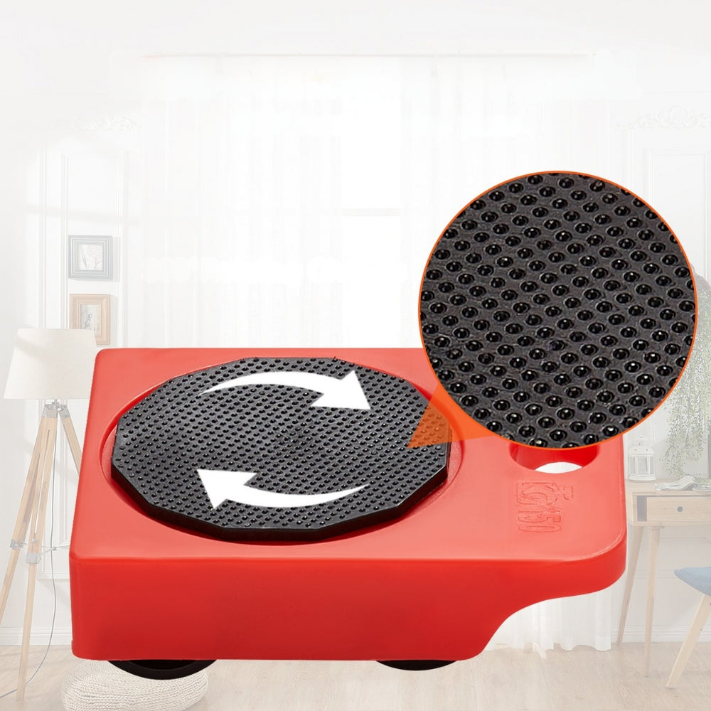 4pcs 250Lbs Furniture Mover Sliders Labor Saving Heavy Duty Lifter Moving  with Wheel Bar Hand Transport Tool Remover Kit