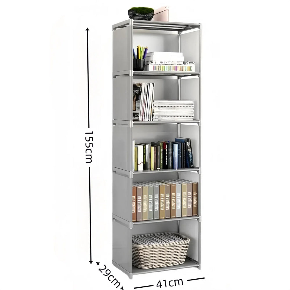 Effortless Assembly Bookshelf Versatile Storage