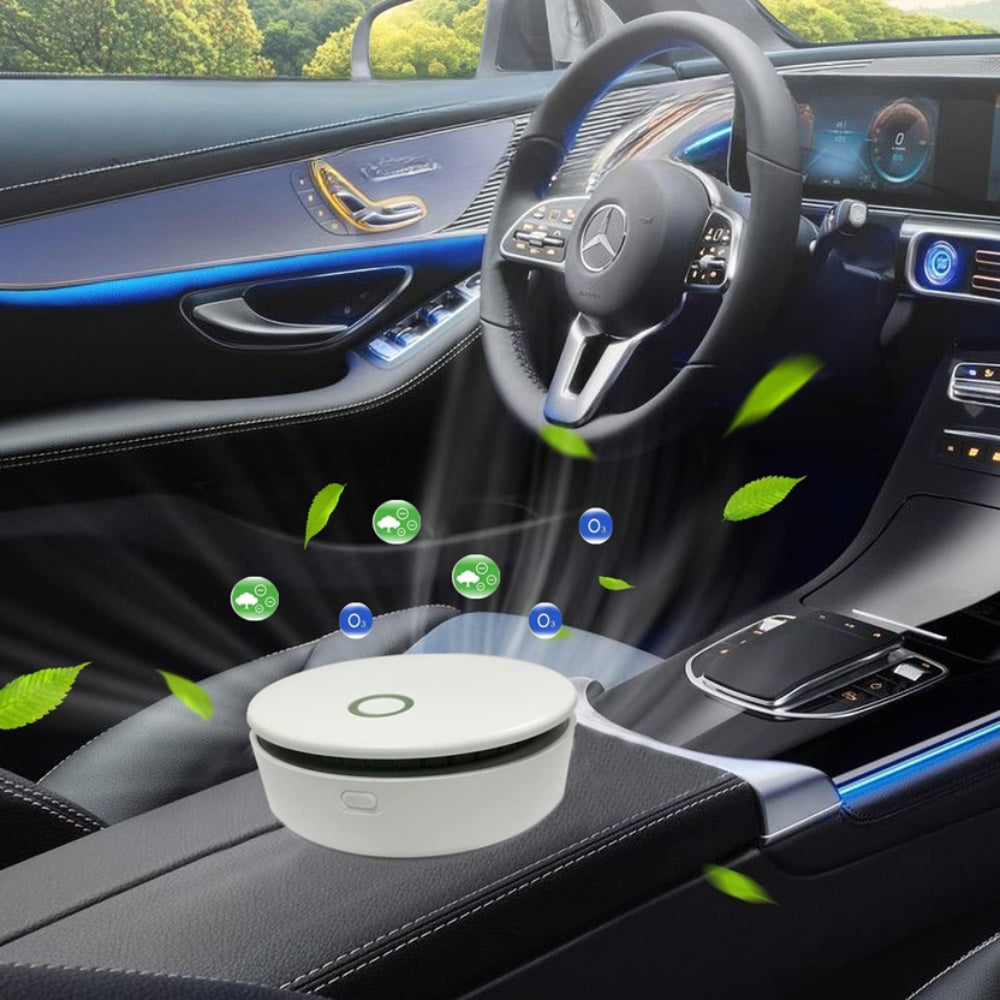 Portable Ozone Ionic Air Purifier 2 in 1 Eliminate Odor for Home Car Refrigerator Shoe Cabinet