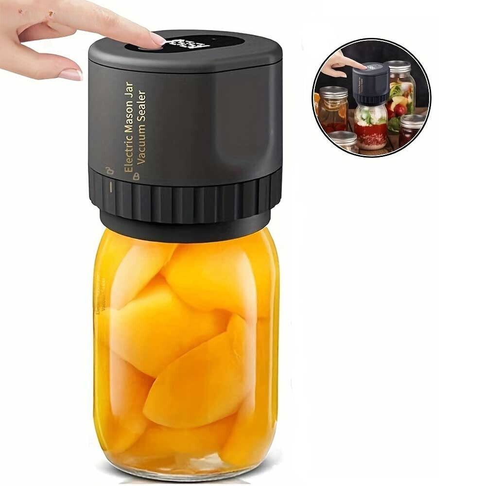 Electric Mason Jar Vacuum Sealer Cordless Vacuum Sealer Kit