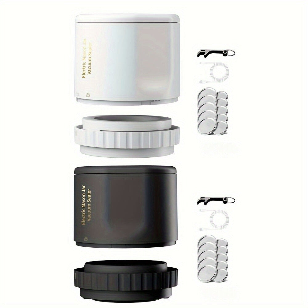 Electric Mason Jar Vacuum Sealer Cordless Vacuum Sealer Kit