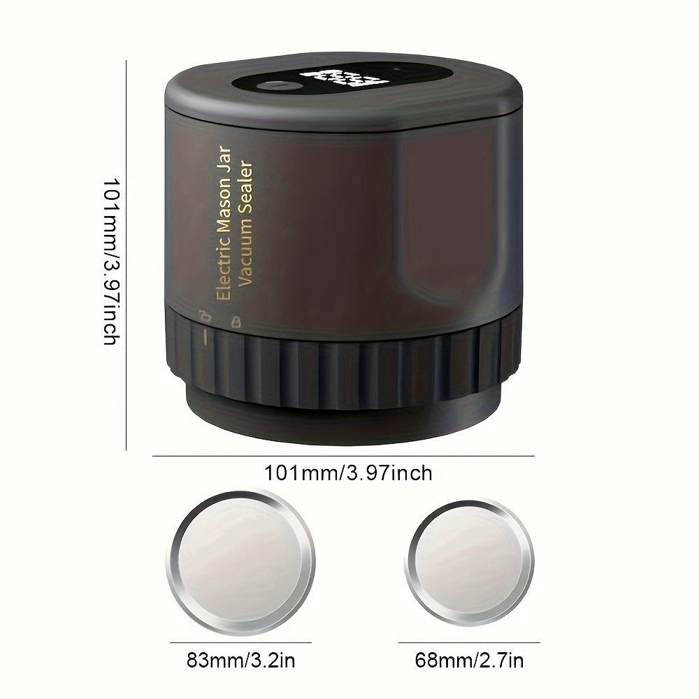 Electric Mason Jar Vacuum Sealer Cordless Vacuum Sealer Kit