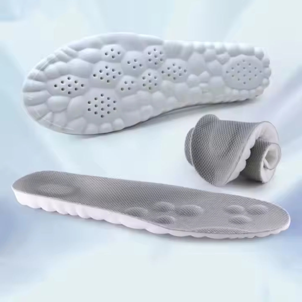 High Elasticity Latex Sport Insoles Soft Shoe Pads Orthotic Insoles