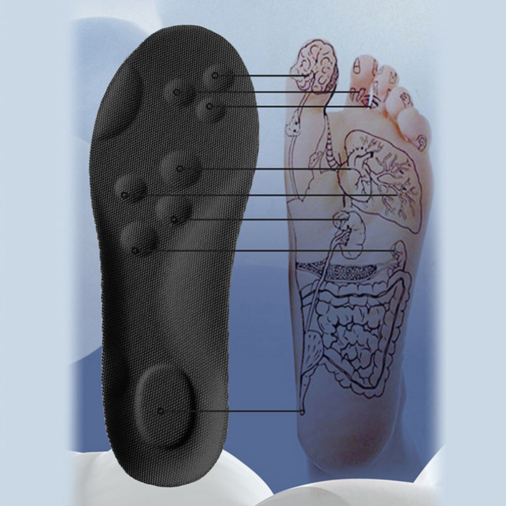High Elasticity Latex Sport Insoles Soft Shoe Pads Orthotic Insoles