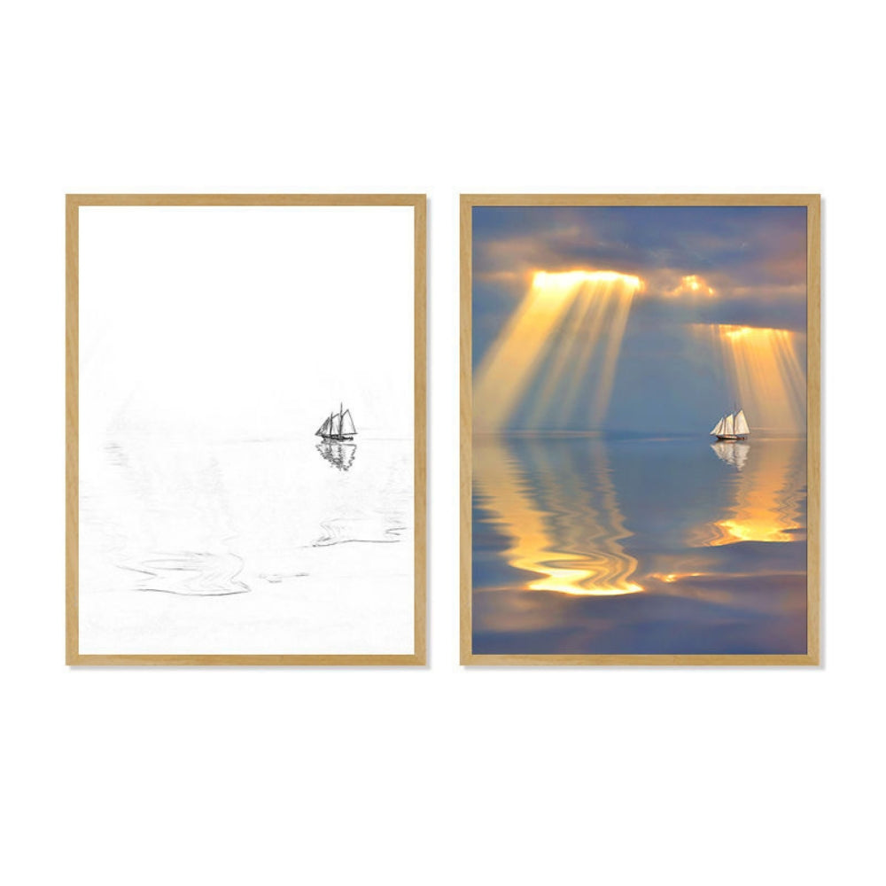 Comic Style LED Light Painting Modern Anime Home Gift