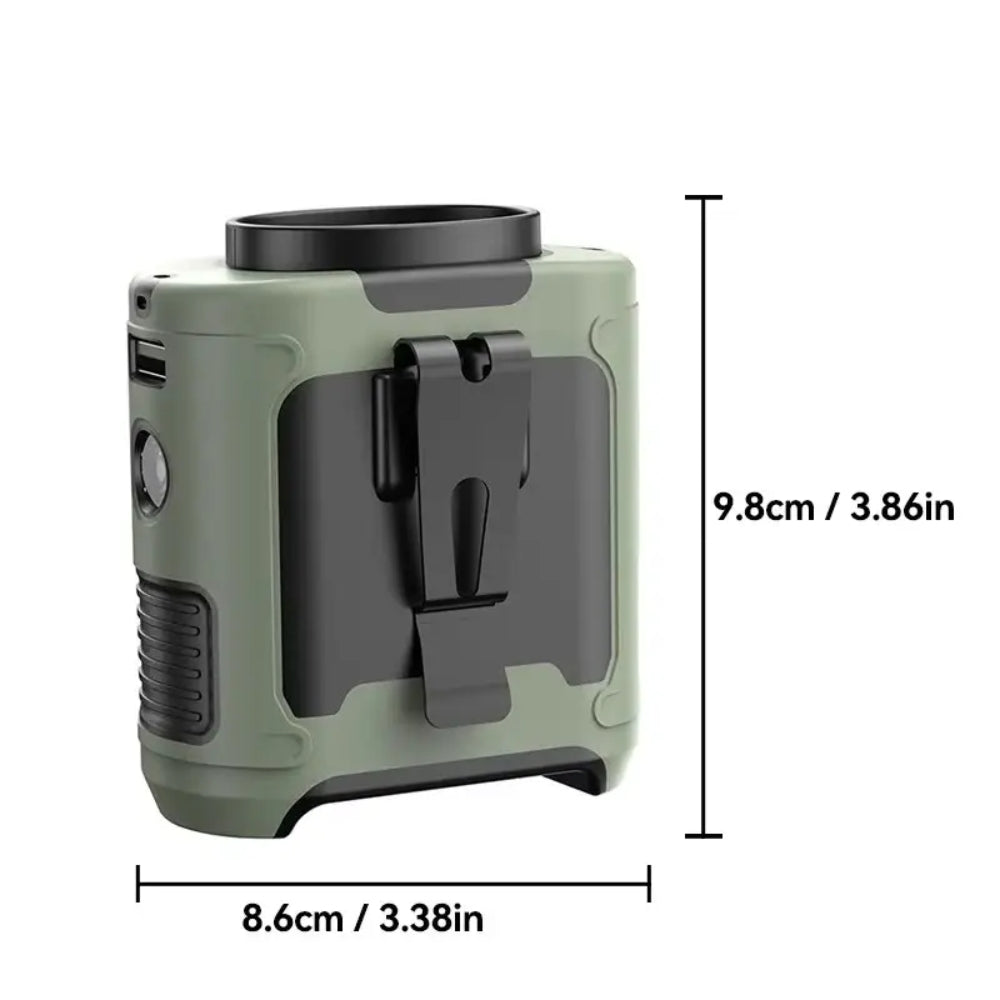 Outdoor Portable Waist Fan Hanging Neck Fan