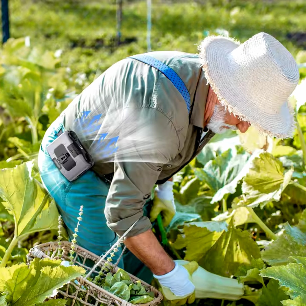 Outdoor Portable Waist Fan Hanging Neck Fan