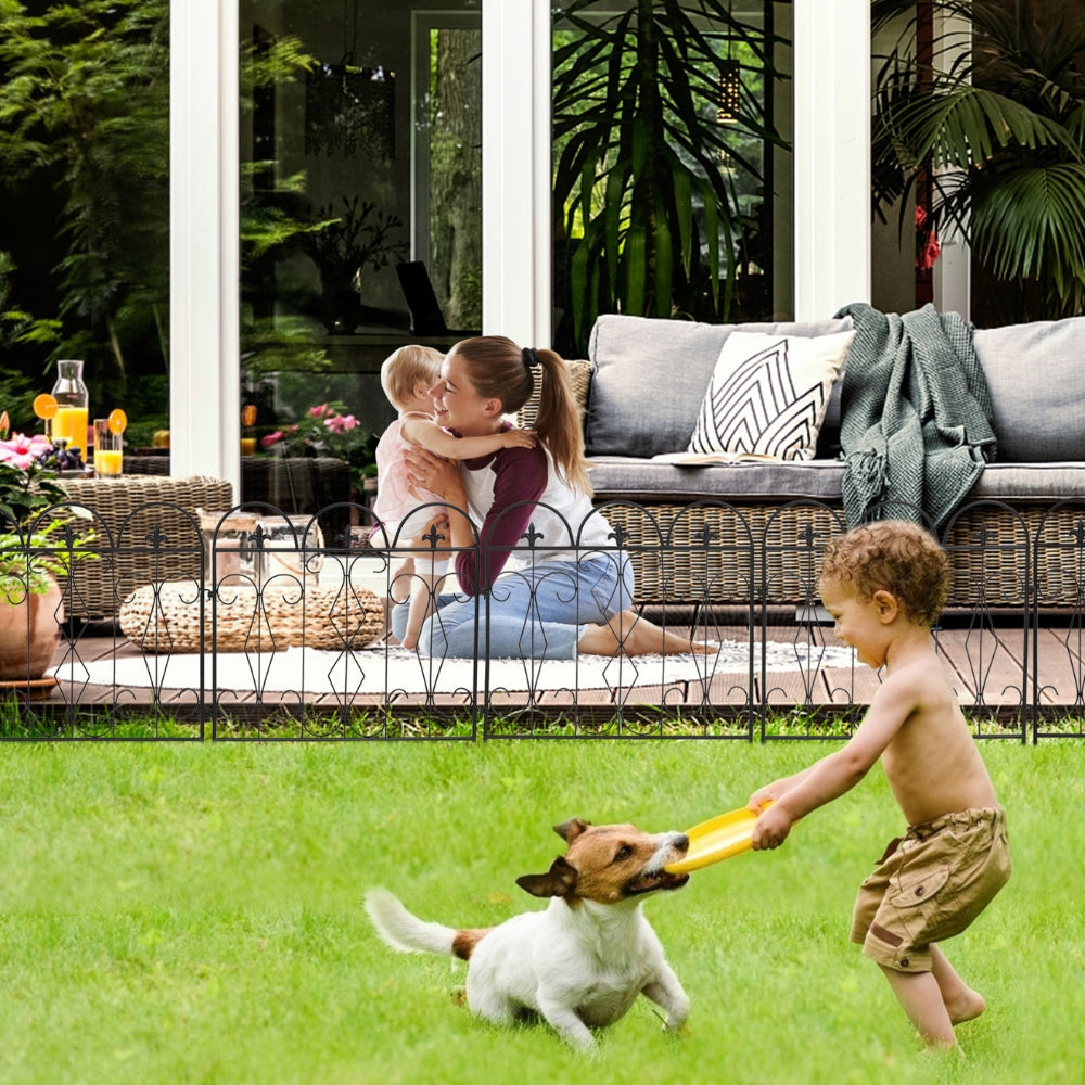 5pcs Decorative Garden Fence Outdoor Border Animal Barrier Fence