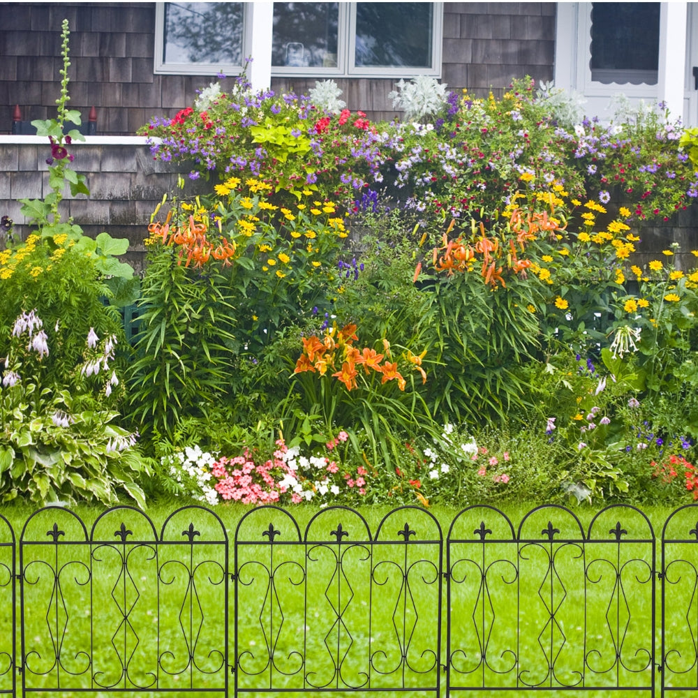 5pcs Decorative Garden Fence Outdoor Border Animal Barrier Fence