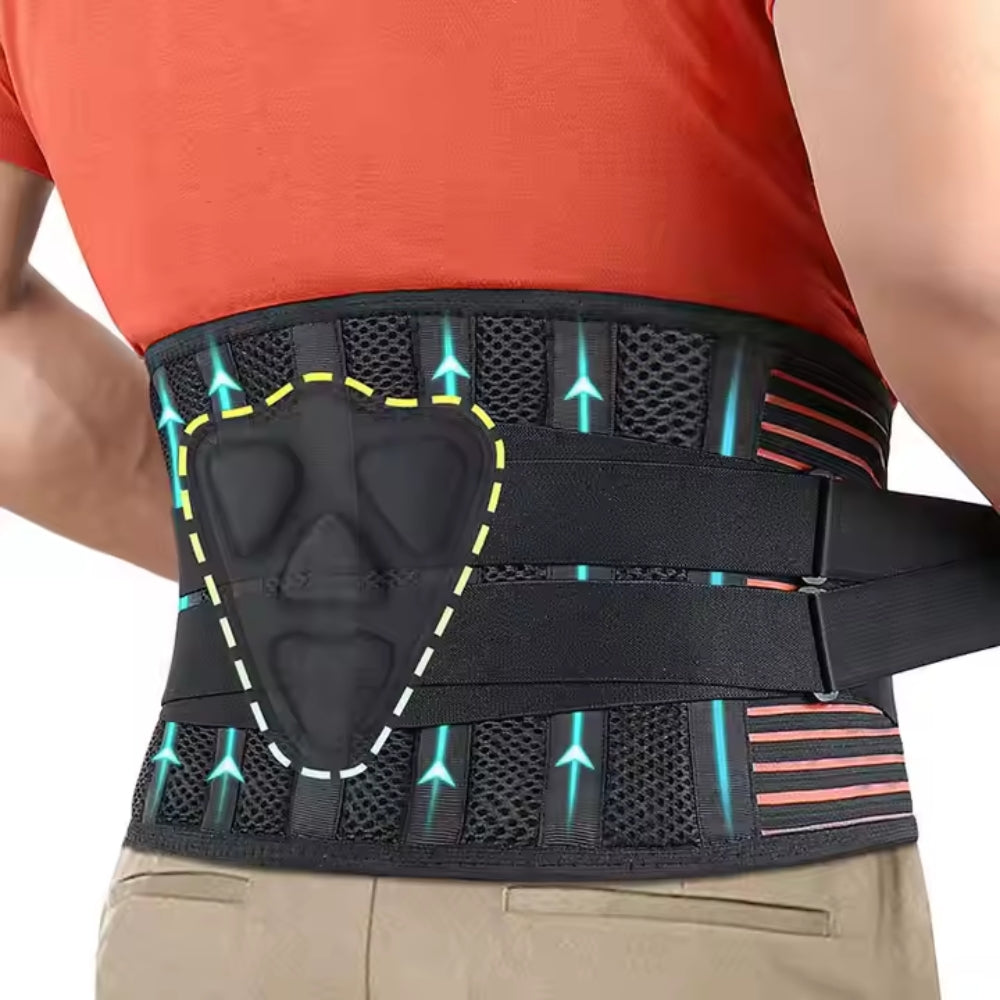 Back Brace for Lower Back Pain Breathable Waist Support Relief