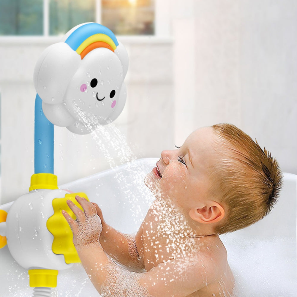 Shower Bath Toy Sprinkler Head Interactive Spray Fun for Kids in the Bath