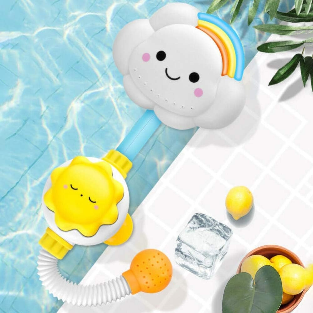 Shower Bath Toy Sprinkler Head Interactive Spray Fun for Kids in the Bath