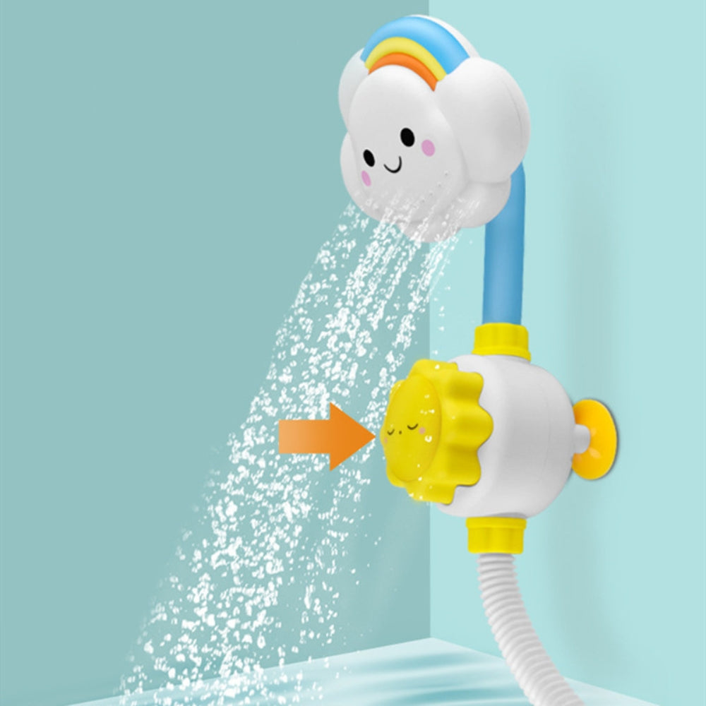 Shower Bath Toy Sprinkler Head Interactive Spray Fun for Kids in the Bath