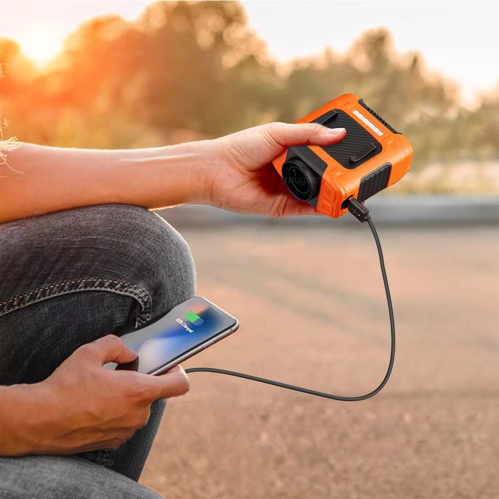 20,000mAh Outdoor Waist Fan and Power Bank Convenient Portable Neck Fan