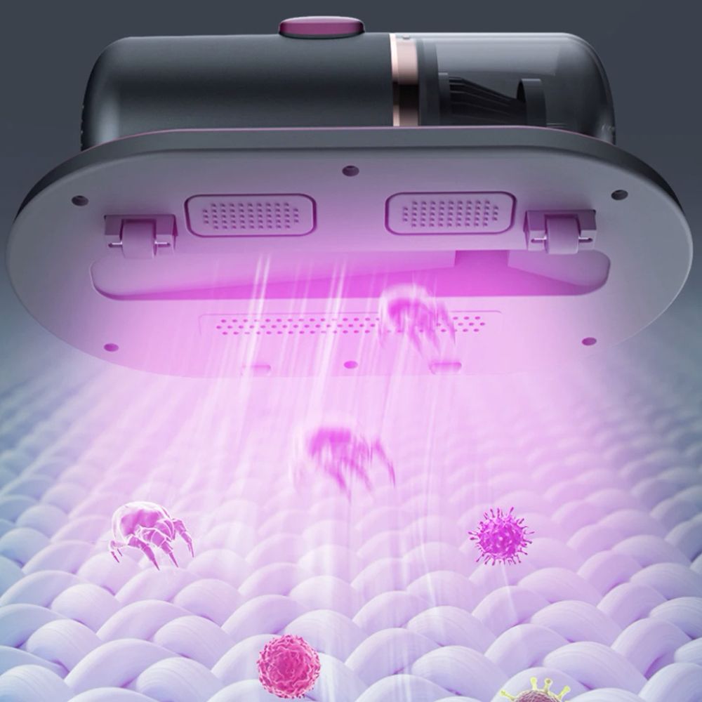 UV Sterilizing Mite Vacuum Handheld, Wireless, USB Charging, Portable Mattress Cleaner