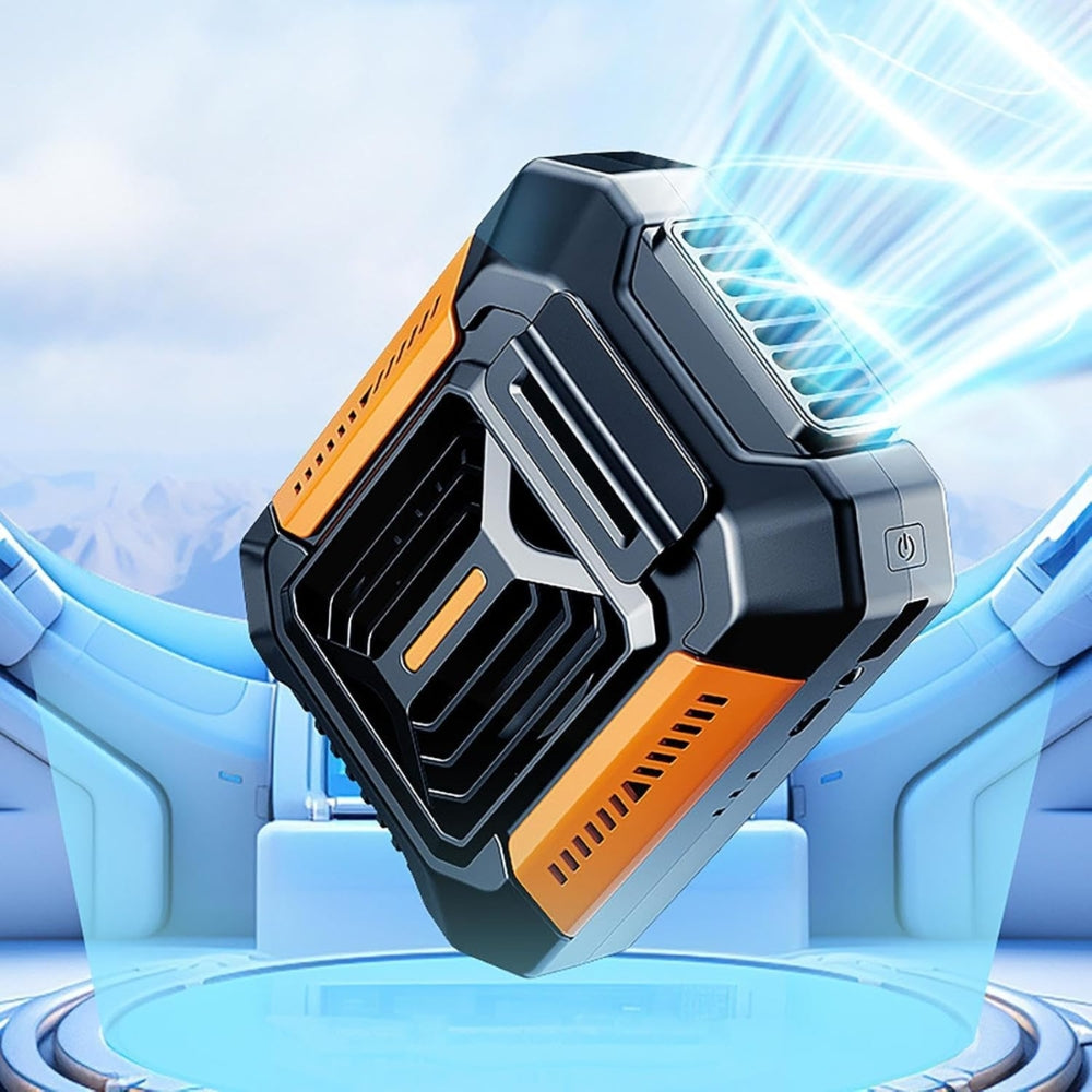 Waist Clip Fan Portable Mini Hanging Neck Fan USB Rechargeable