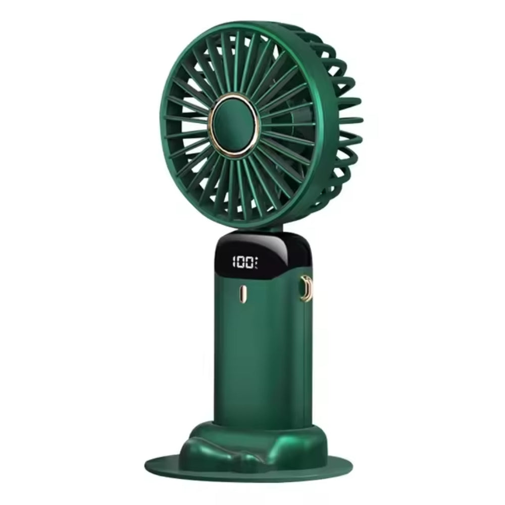 Handheld USB Mini Fan Foldable Portable Neck Hanging Rechargeable Fan