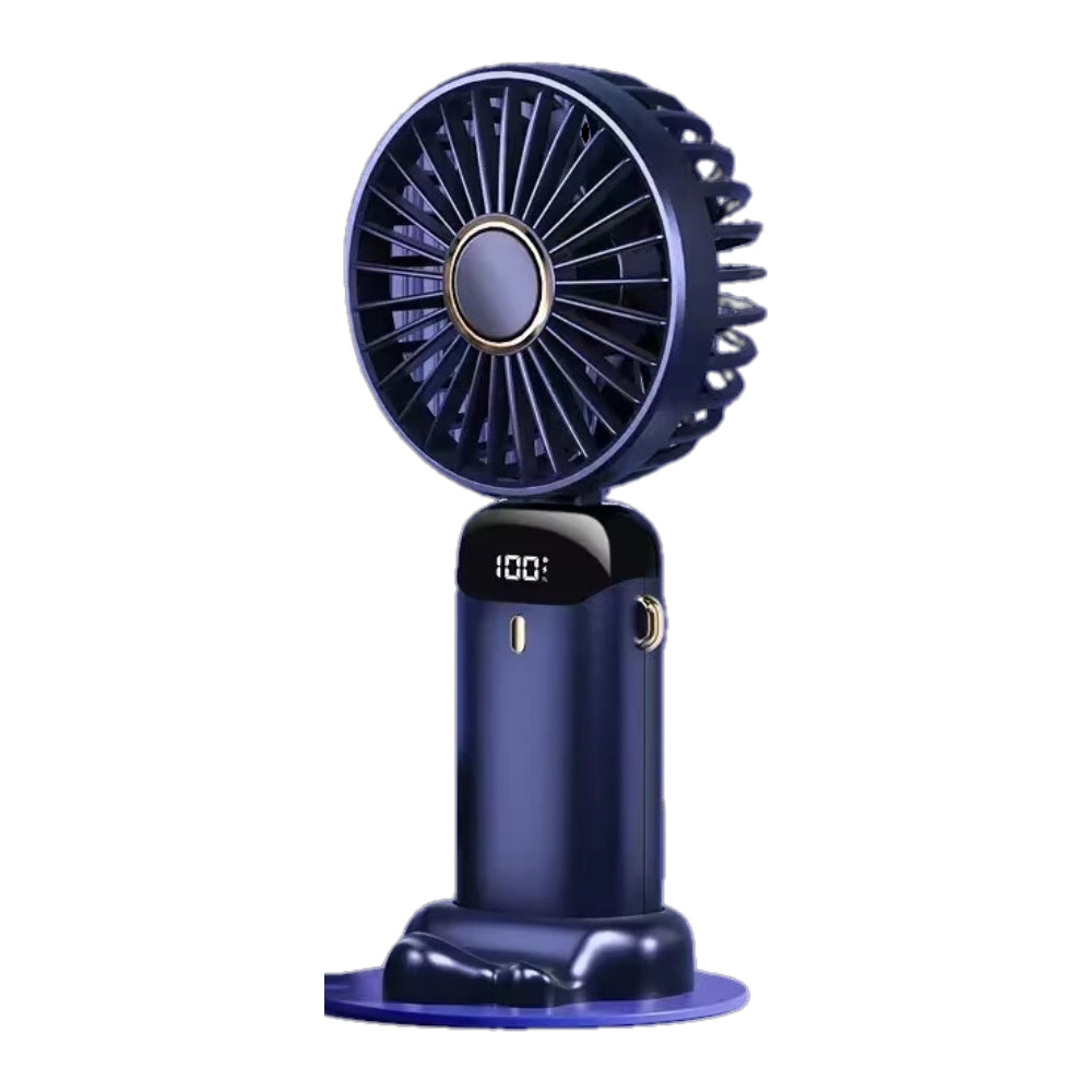 Handheld USB Mini Fan Foldable Portable Neck Hanging Rechargeable Fan