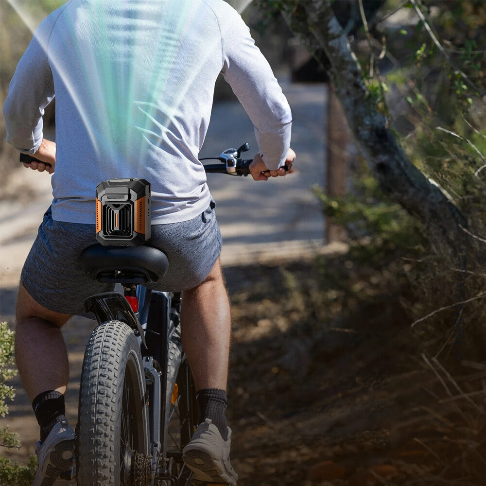 Waist Clip Fan Portable Mini Hanging Neck Fan USB Rechargeable