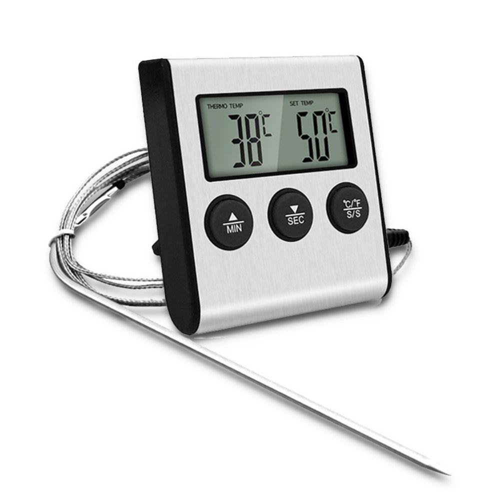 Kitchen Digital Cooking Thermometer Meat Food Temperature For Oven BBQ Grill