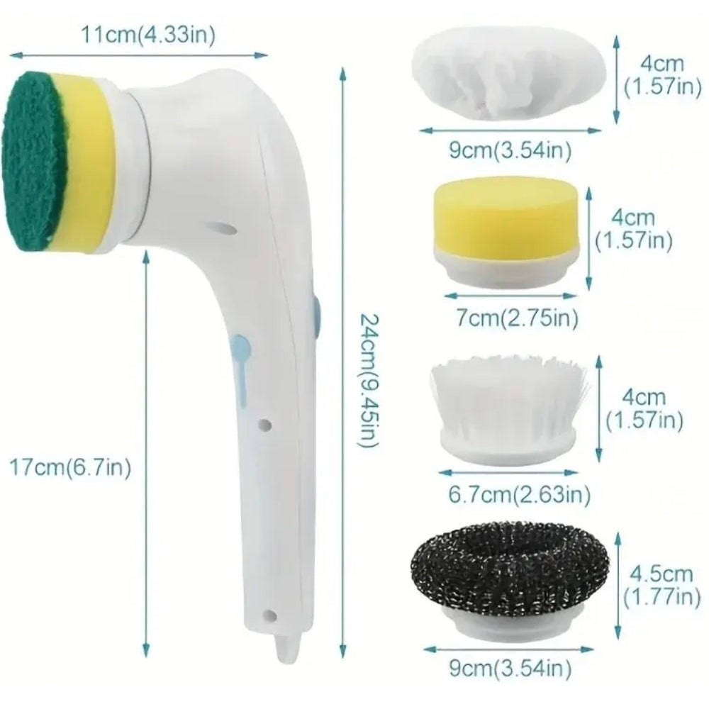 Multifunctional Electric Cleaning Brush for Bathroom Washing and Kitchen Cleaning Tools