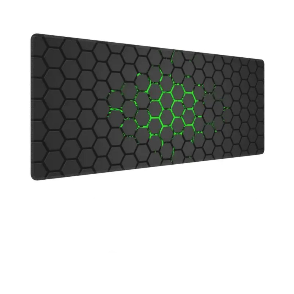 Non-Slip Hexagon Large Mouse & Keyboard Pad – Desk Mat