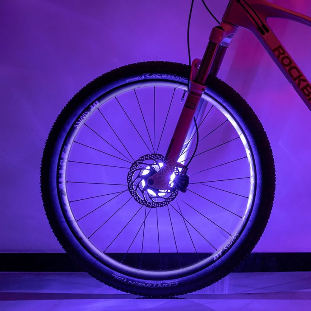 LED Bicycle Wheel Light Tail Hub Spoke One Lamp