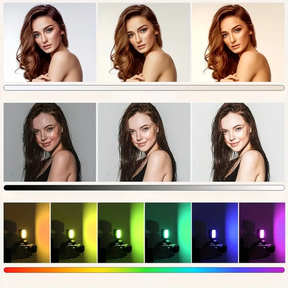 Portable RGB Camera Video Light