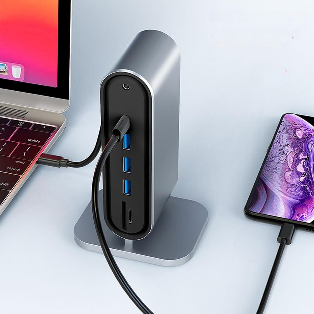 12 in 1 Docking Station Compatible Adapter