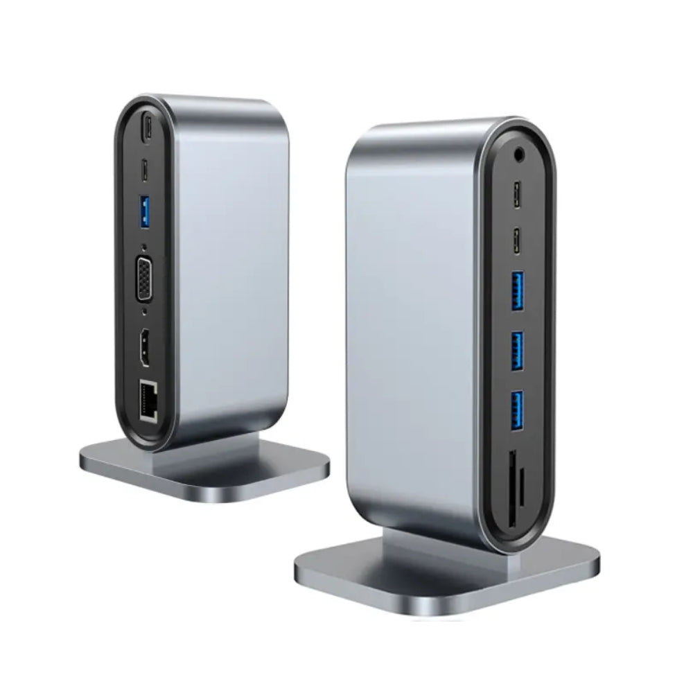 12 in 1 Docking Station Compatible Adapter