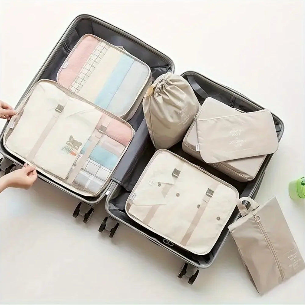 8 Pcs Travel Organizer Bag Set