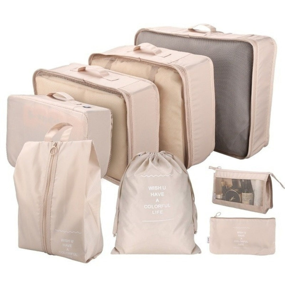 8 Pcs Travel Organizer Bag Set