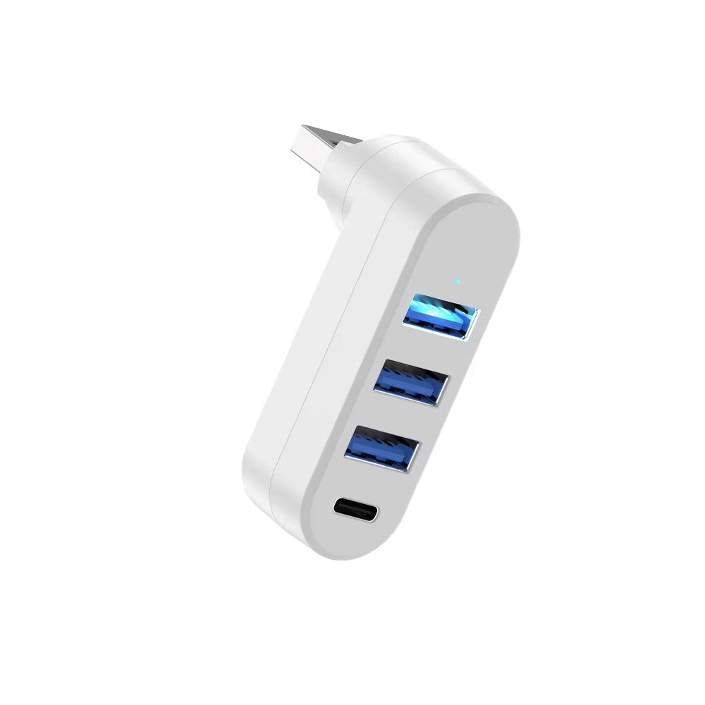 4 in  1 USB Data Hub 180 Degree Rotatable
