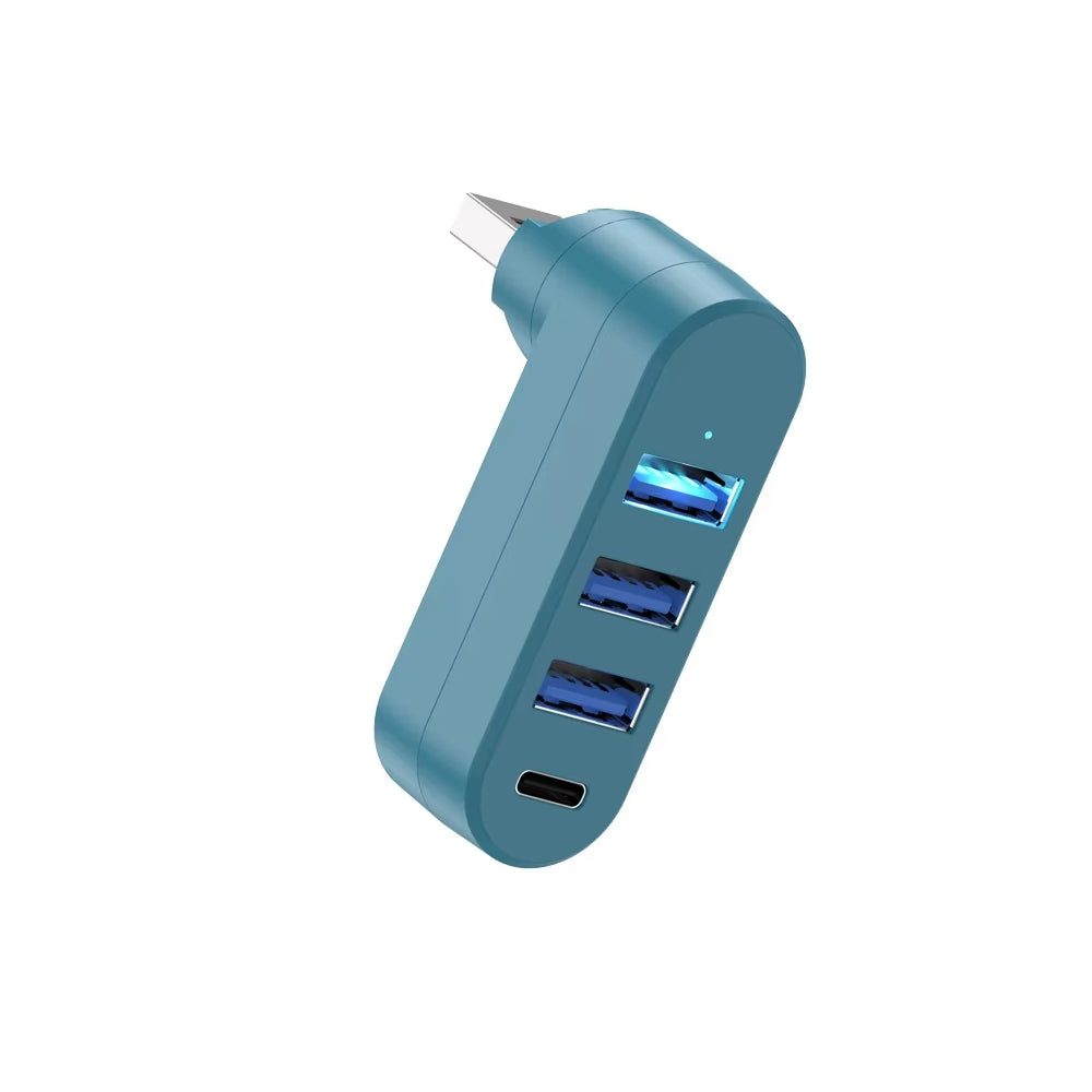 4 in  1 USB Data Hub 180 Degree Rotatable