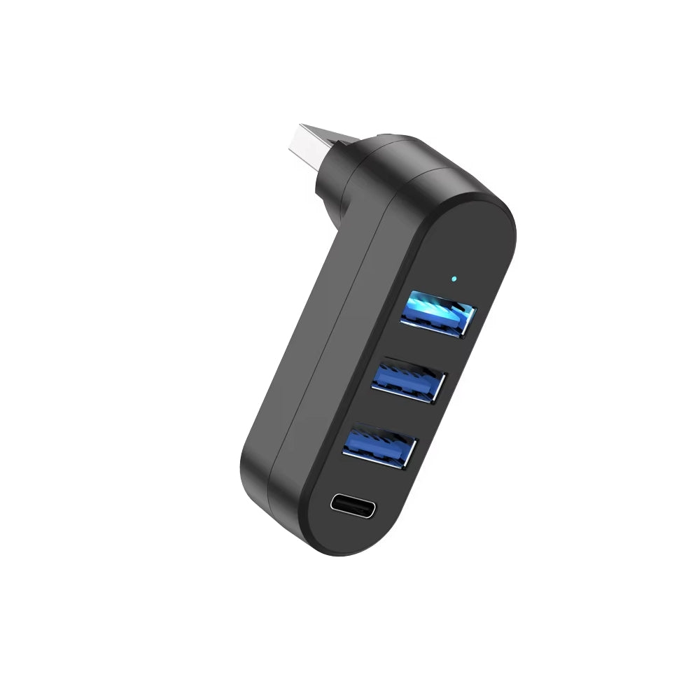 4 in  1 USB Data Hub 180 Degree Rotatable