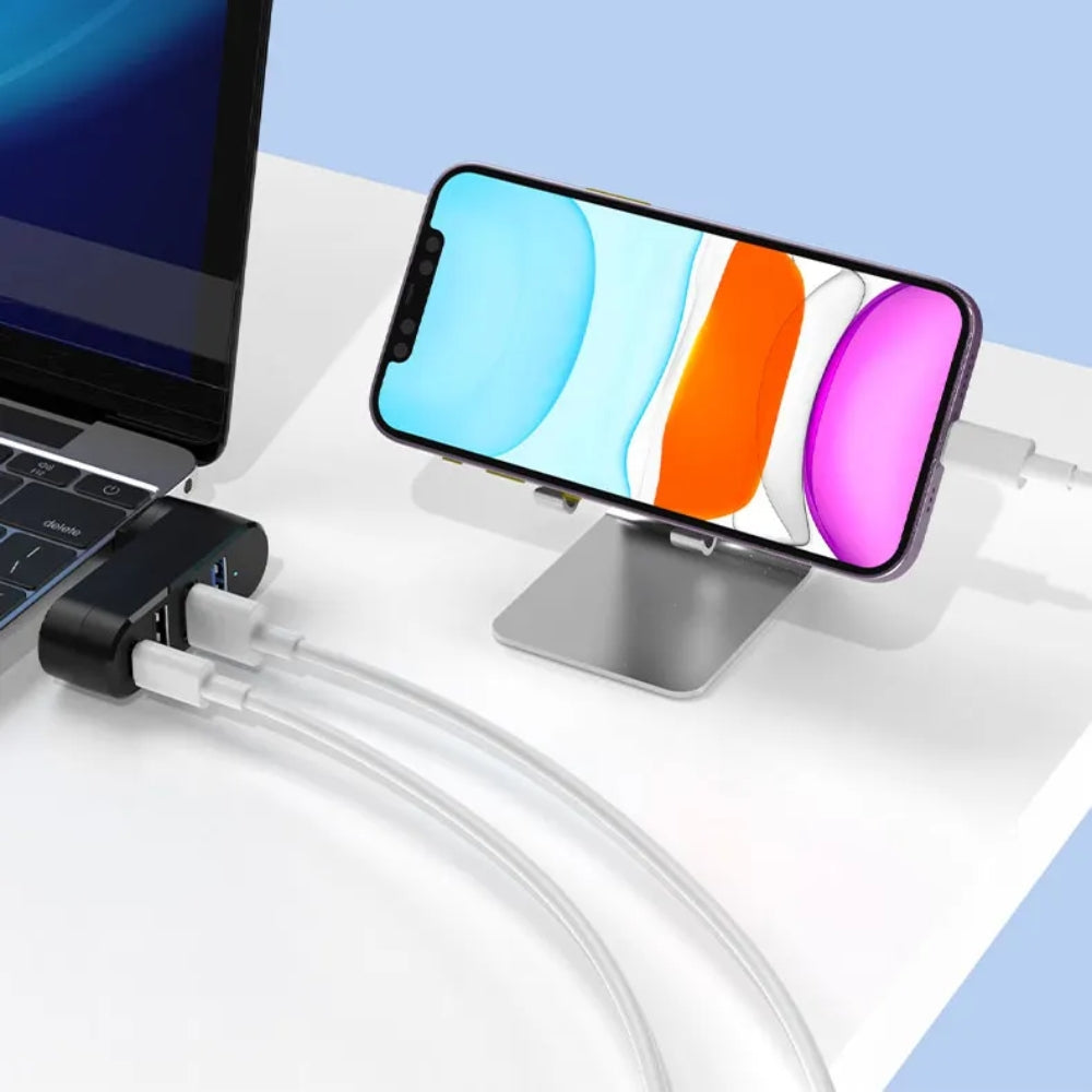 4 in  1 USB Data Hub 180 Degree Rotatable