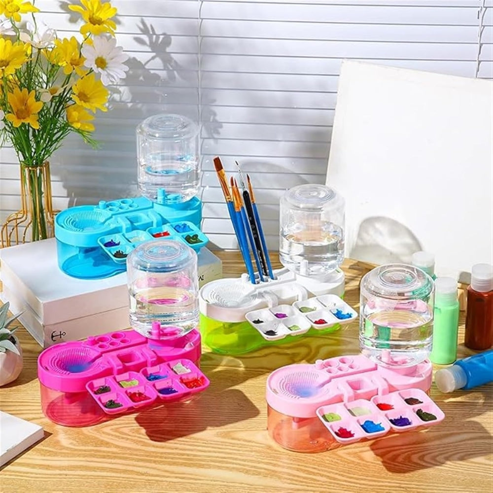 Paint Brush Cleaner with Paint Tray