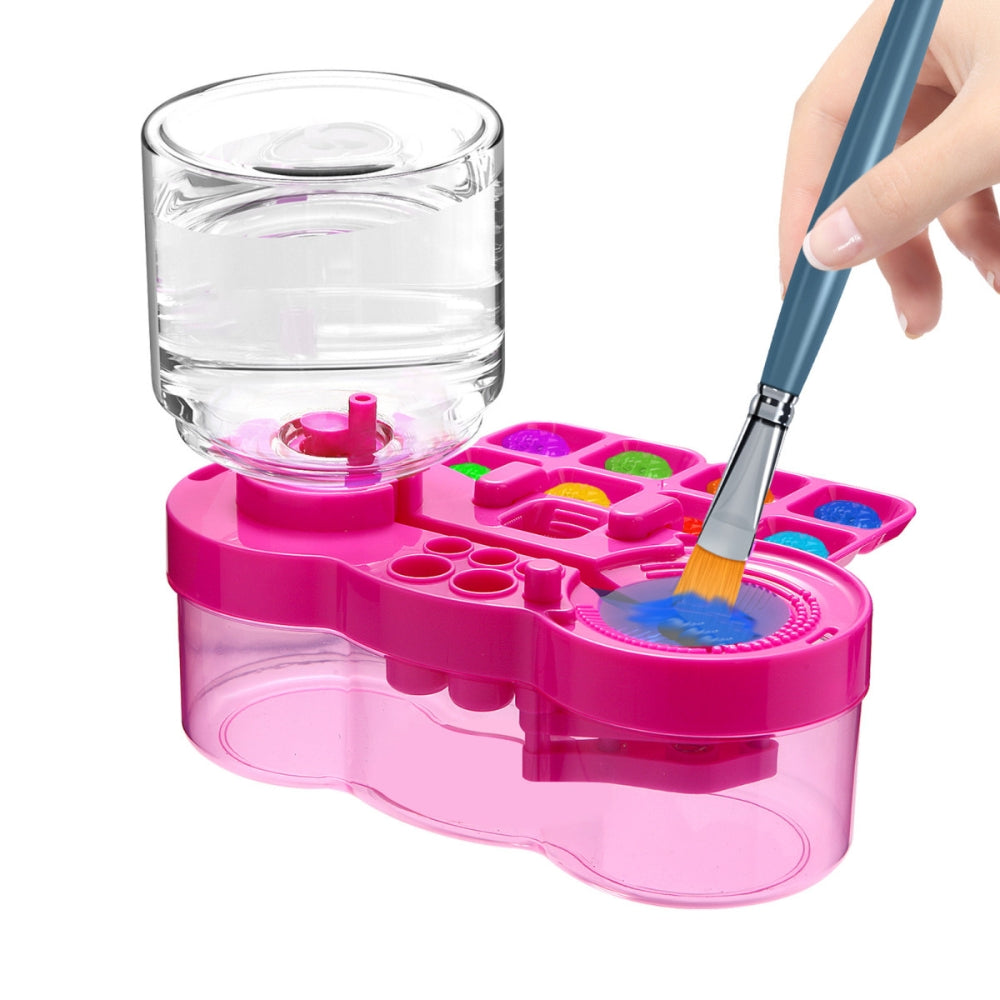 Paint Brush Cleaner with Paint Tray