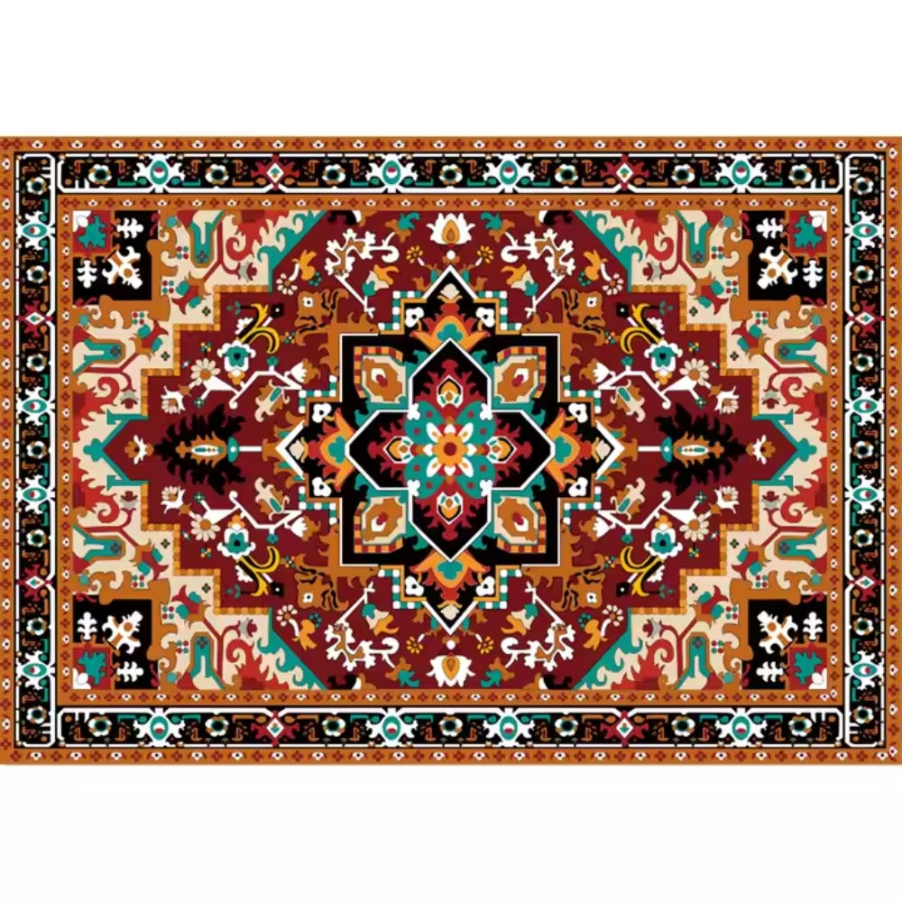 Stylish Non-Slip Floor Rug for Cozy Living Rooms and Bedrooms